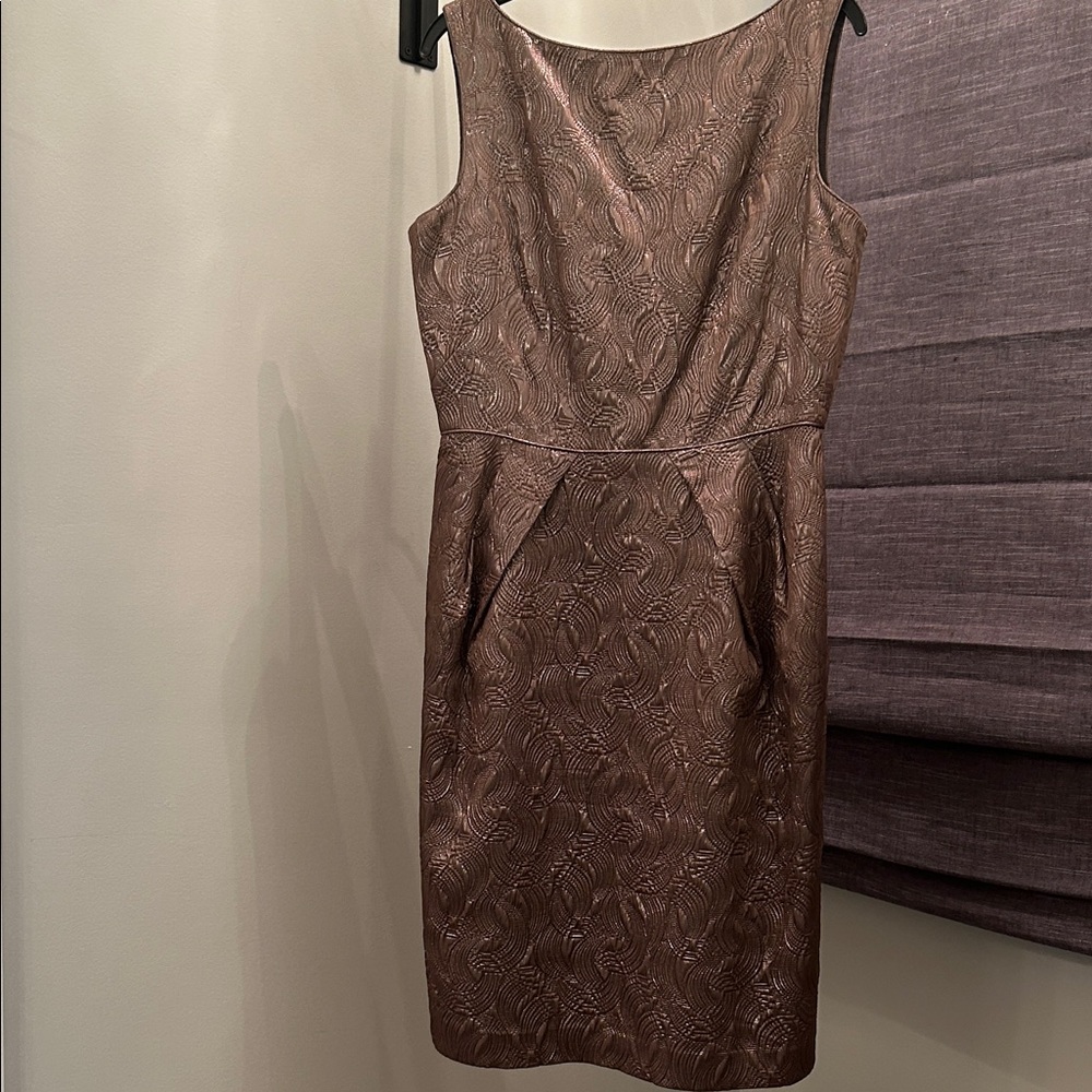 Elegant Pewter Sleeveless Dress